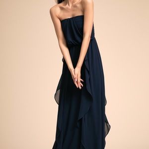 BHLDN Cove dress navy